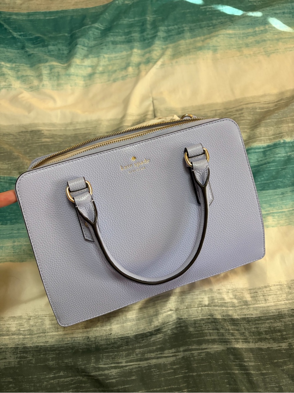 Kate Spade Lavender Satchel Handbag